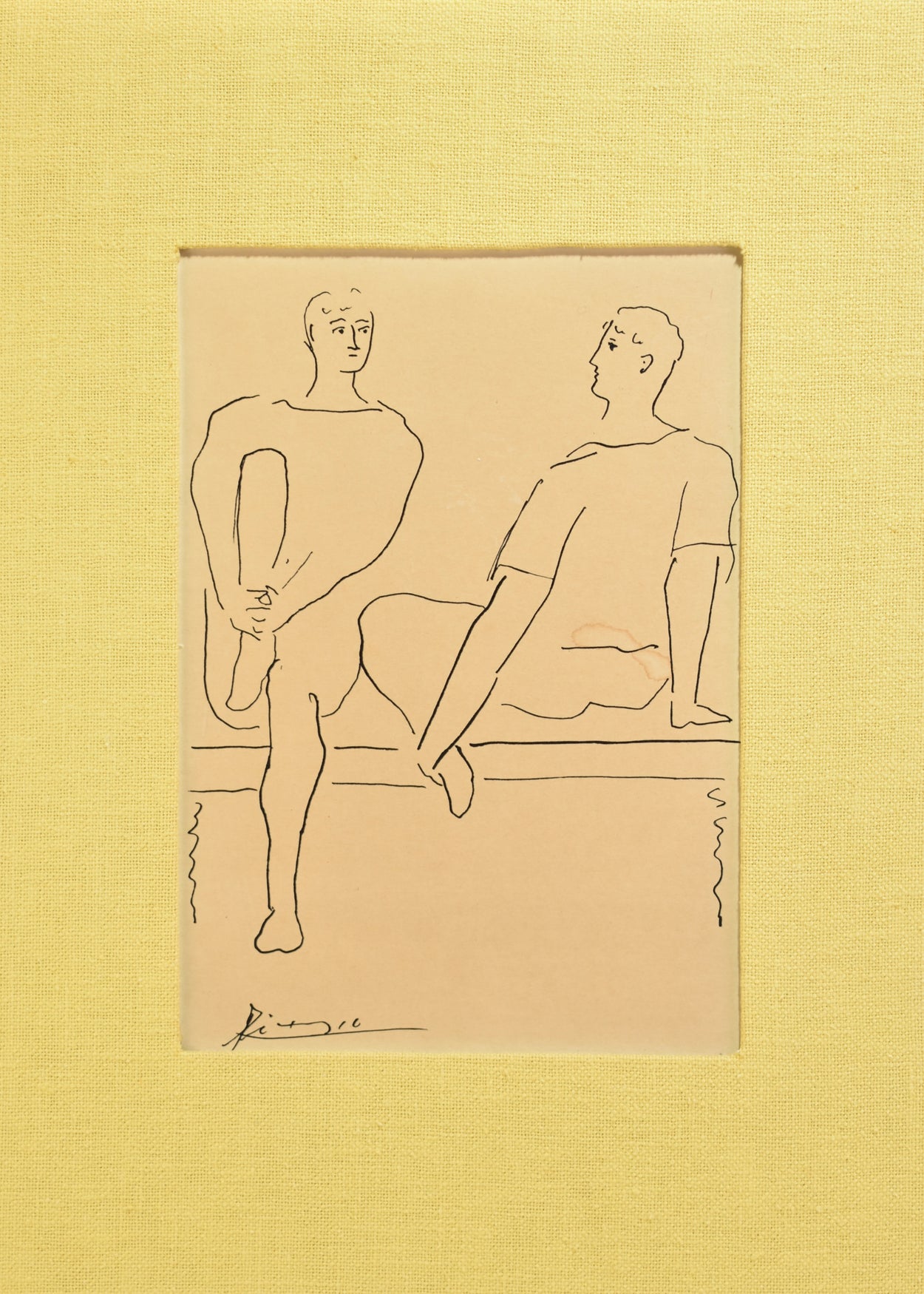 Picasso Dancers, Framed