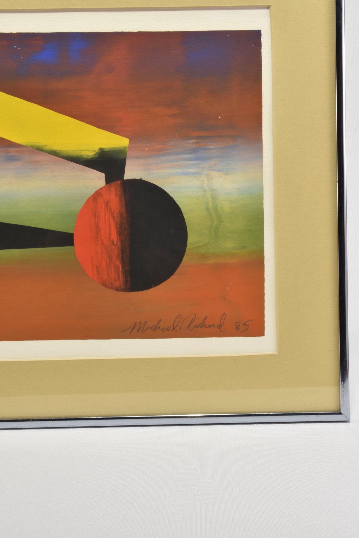 Altered Space Screenprint, Framed