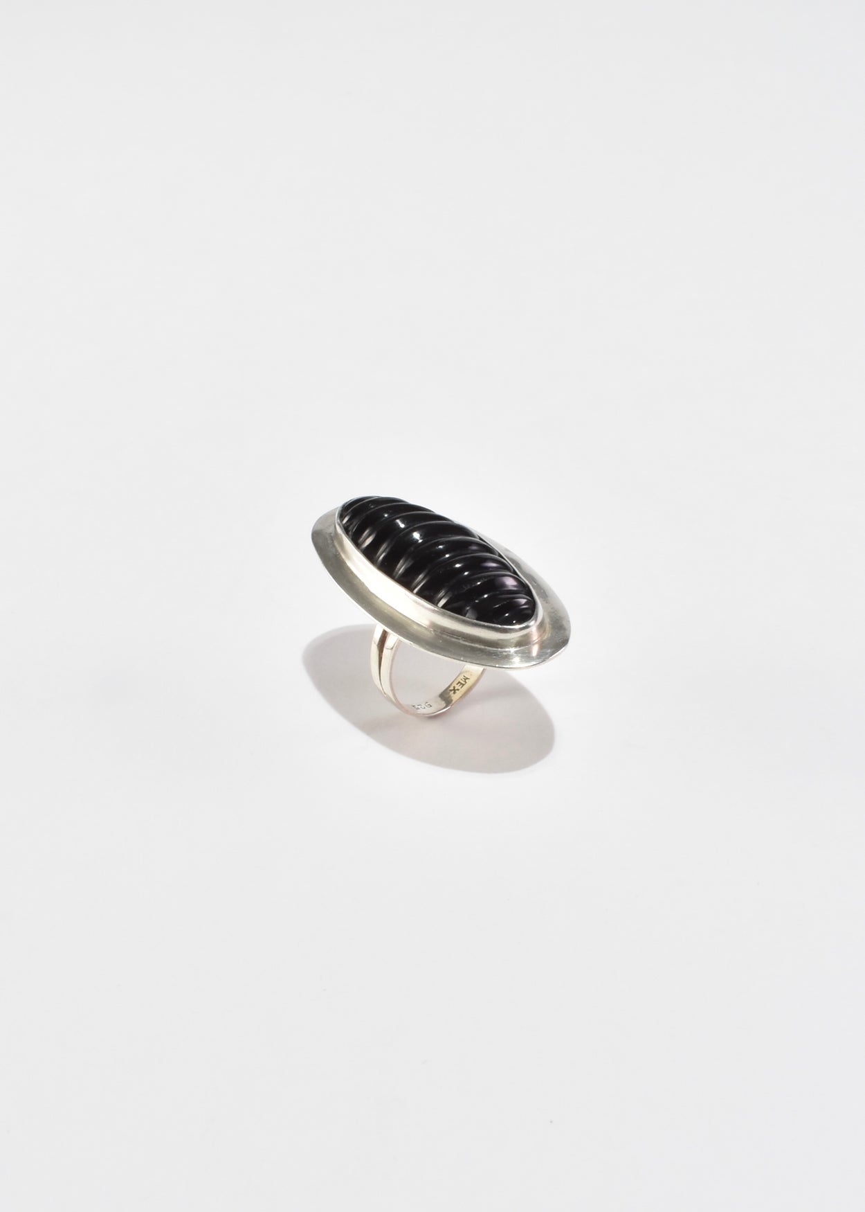 Carved Onyx Ring