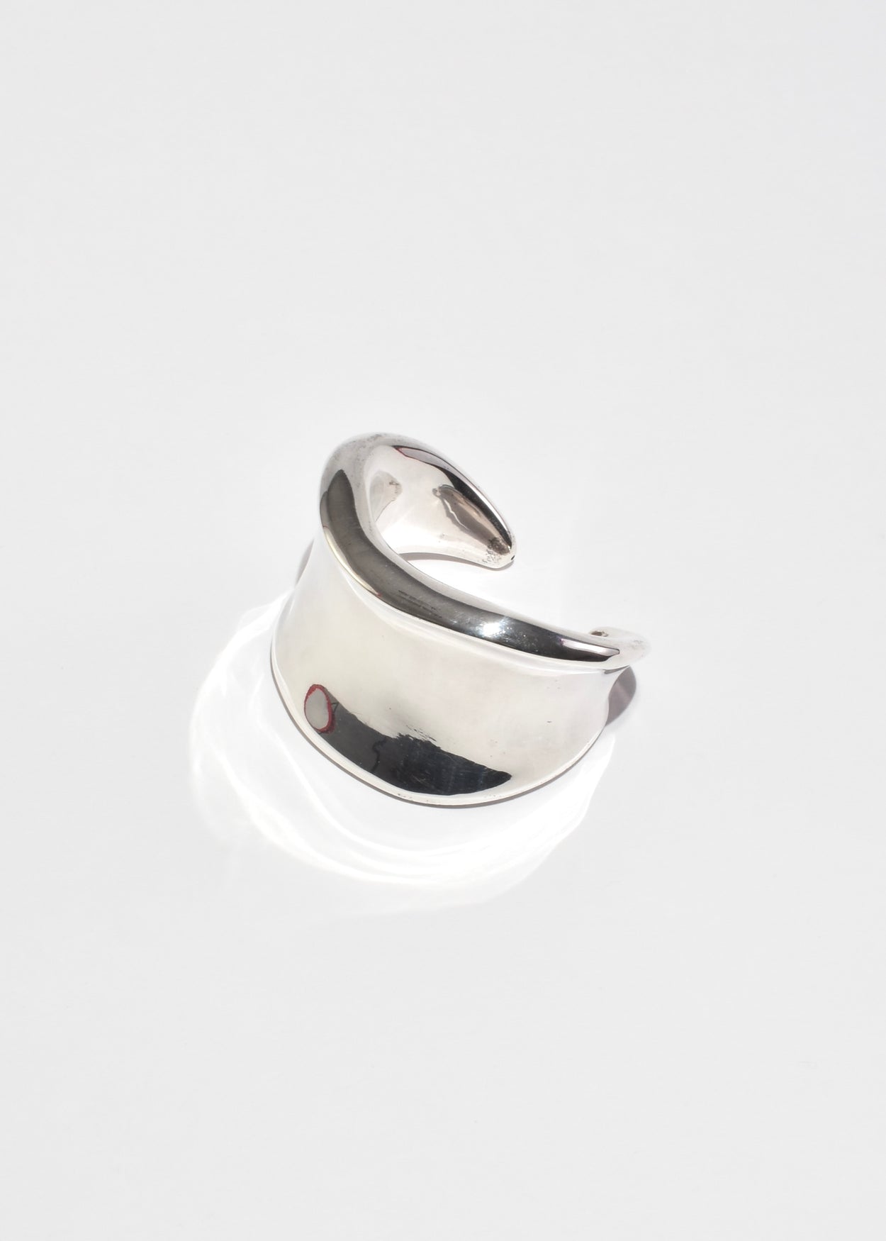 Sculptural Sterling Cuff Bracelet