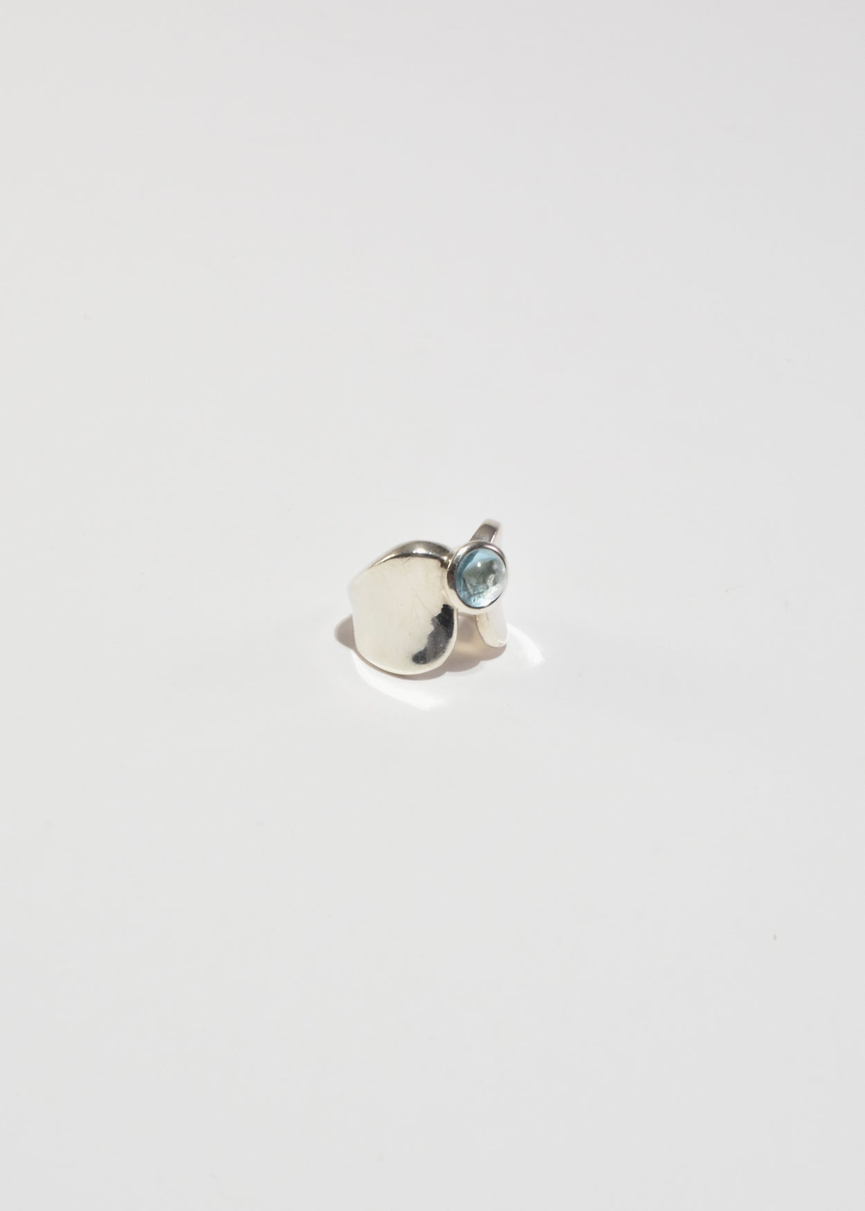 Sculptural Topaz Ring