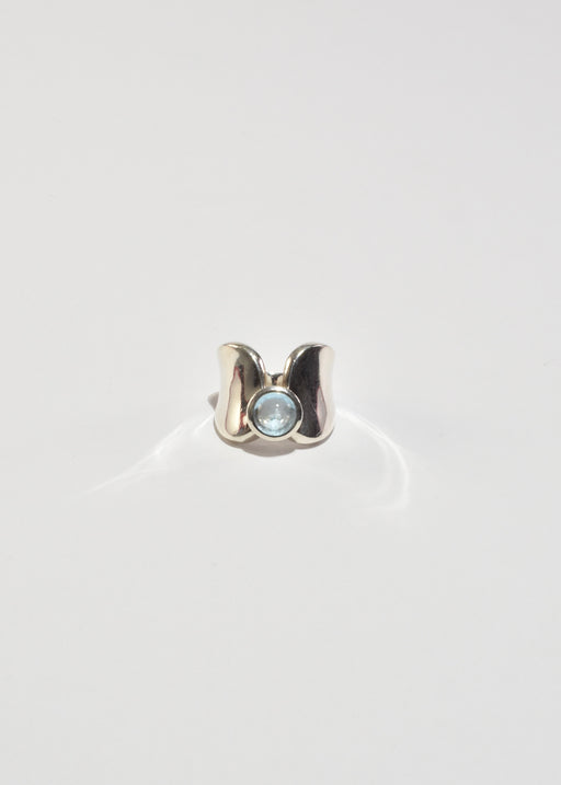 Sculptural Topaz Ring