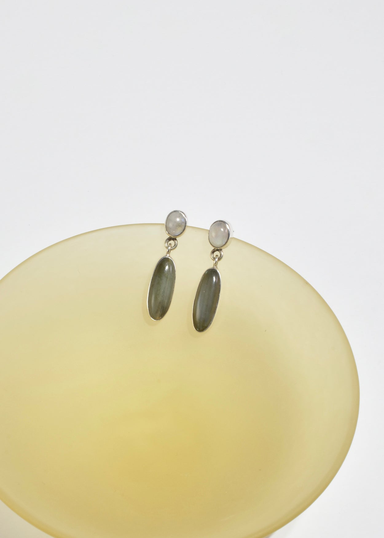 Labradorite Moonstone Earrings