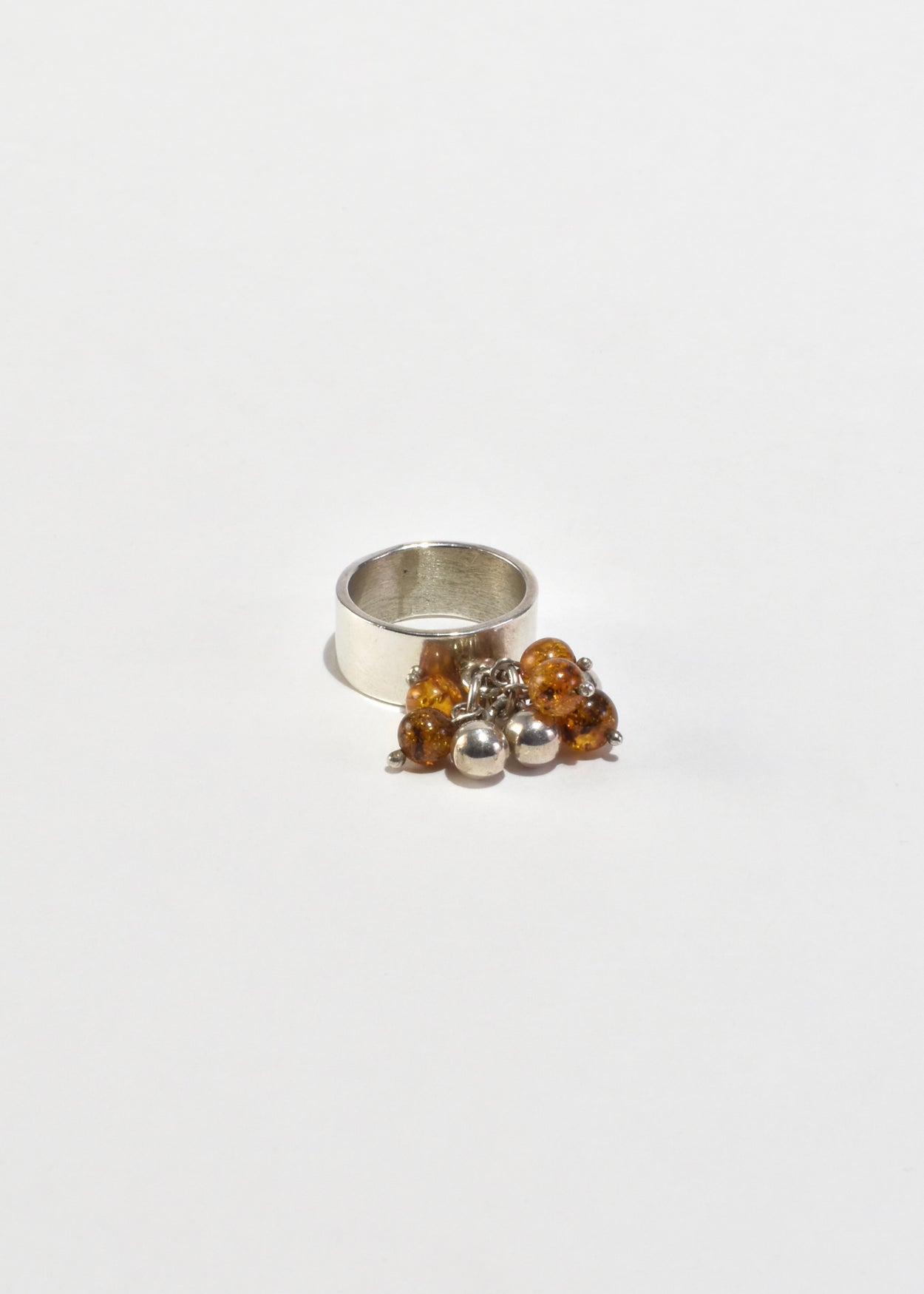 Amber Fringe Ring