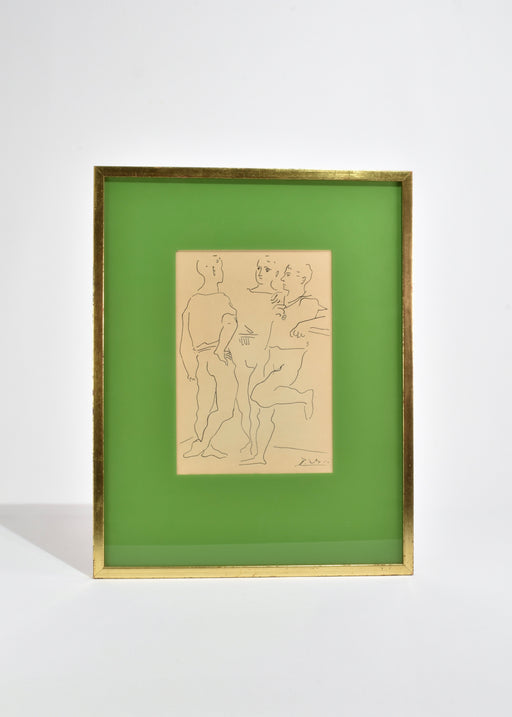 Picasso Dancers, Framed