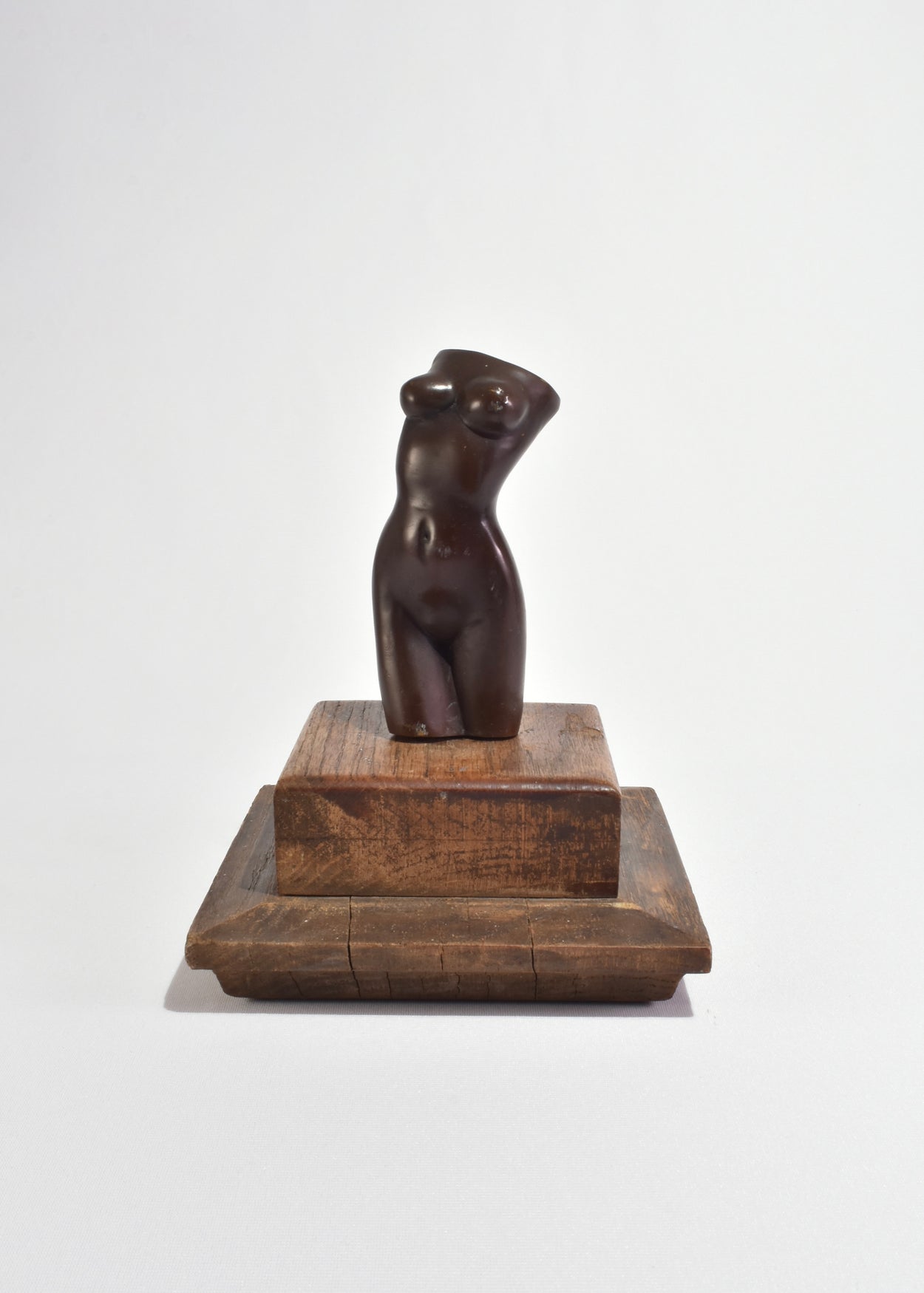 Torso on Wooden Base