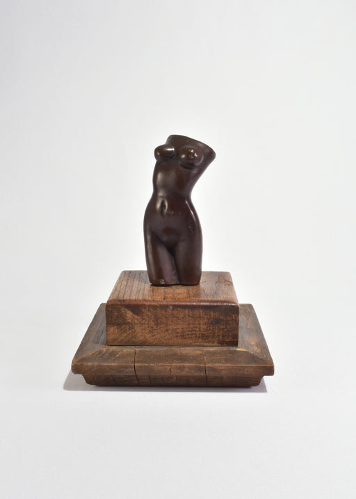 Torso on Wooden Base