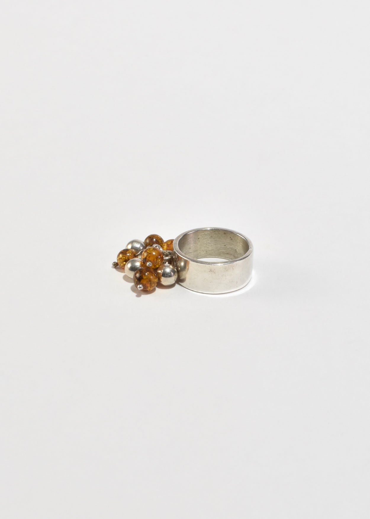 Amber Fringe Ring