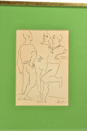 Picasso Dancers, Framed
