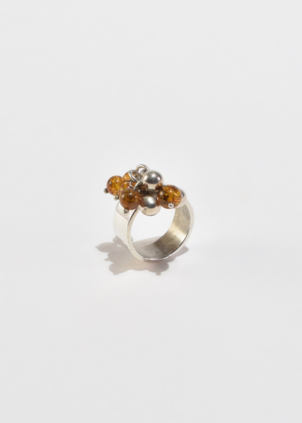 Amber Fringe Ring