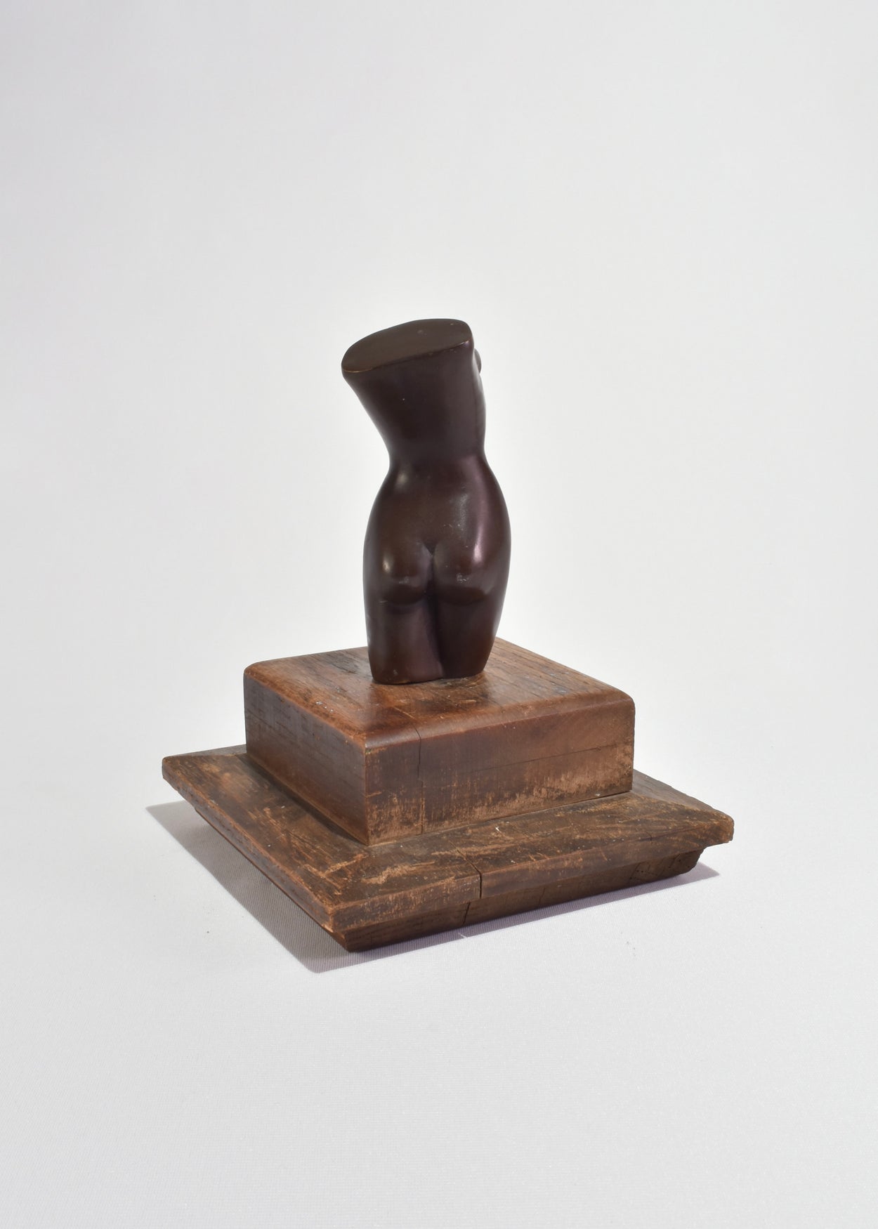 Torso on Wooden Base
