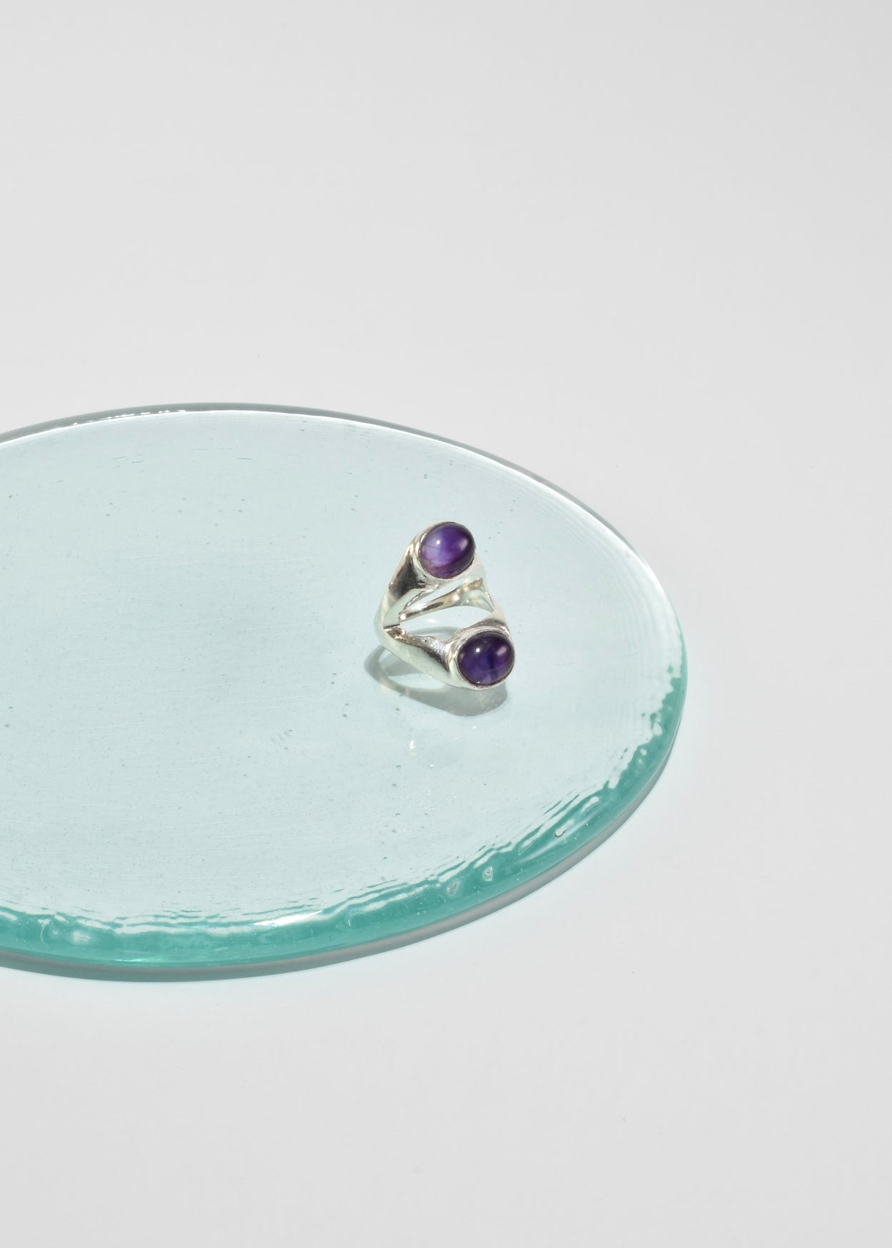 Double Amethyst Ring