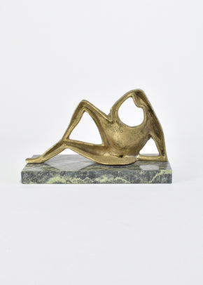 Bronze Reclining Figure Sculpture