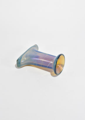 Opalescent Glass Stem Vase