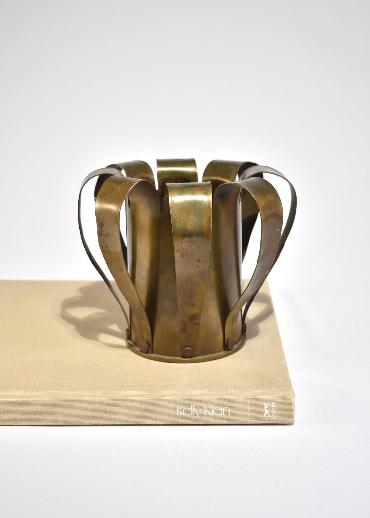 Sculptural Brass Vessel