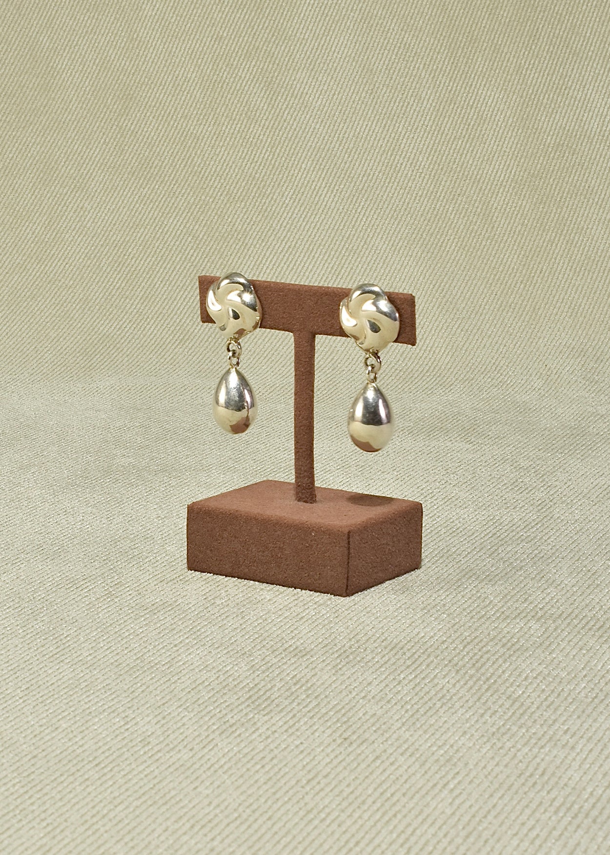 Sculptural Teardrop Earrings
