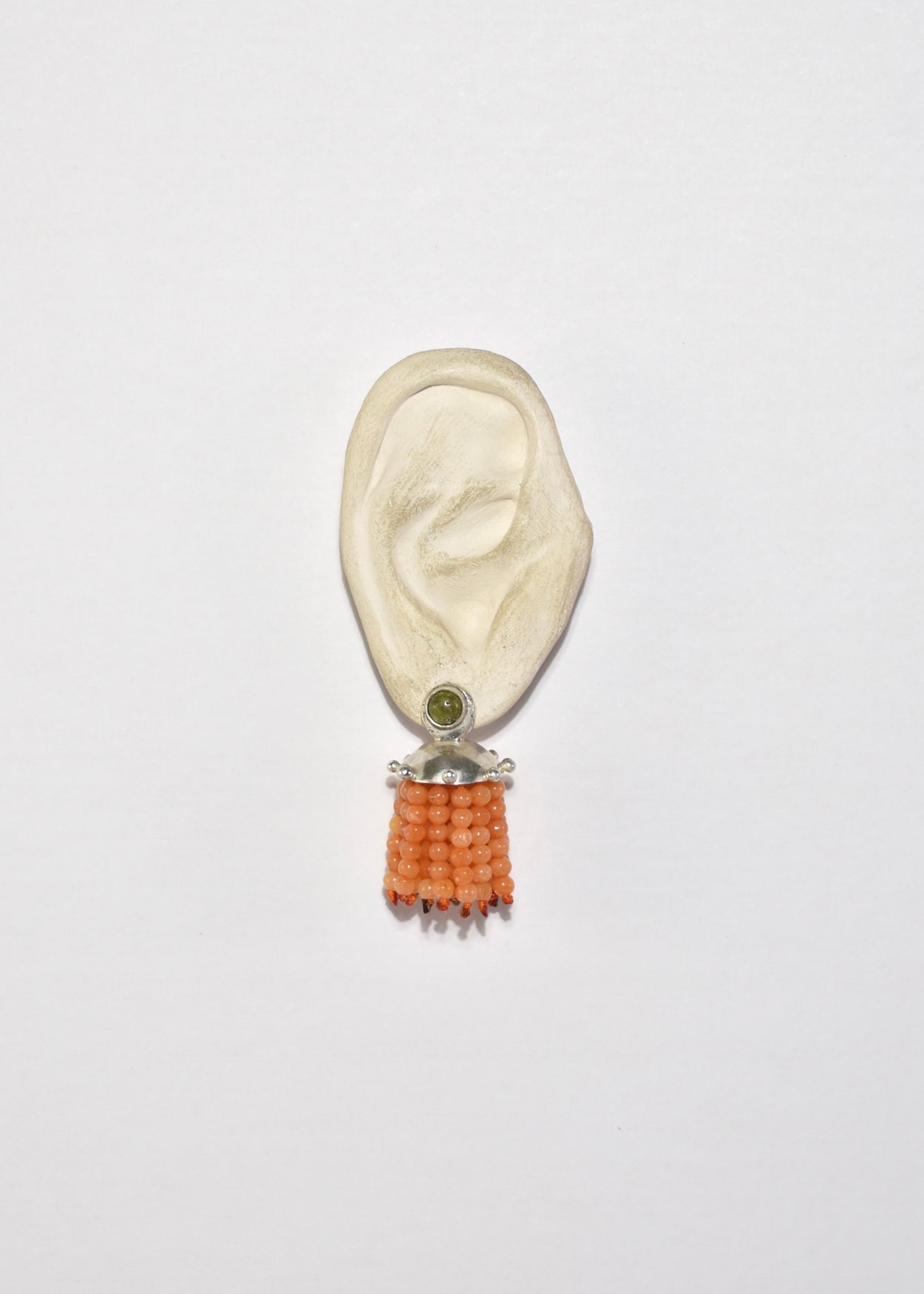 Agate Fringe Cupola Earrings
