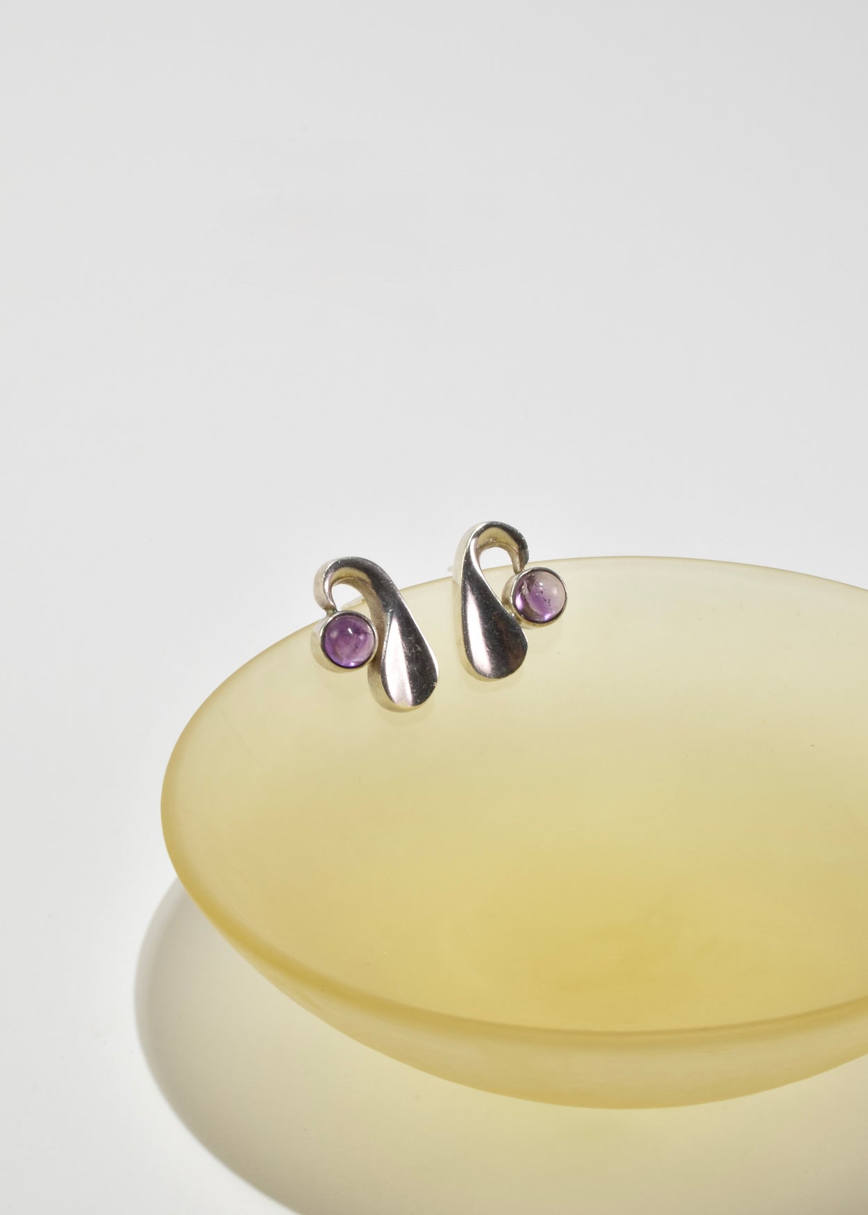 Amethyst Teardrop Earrings