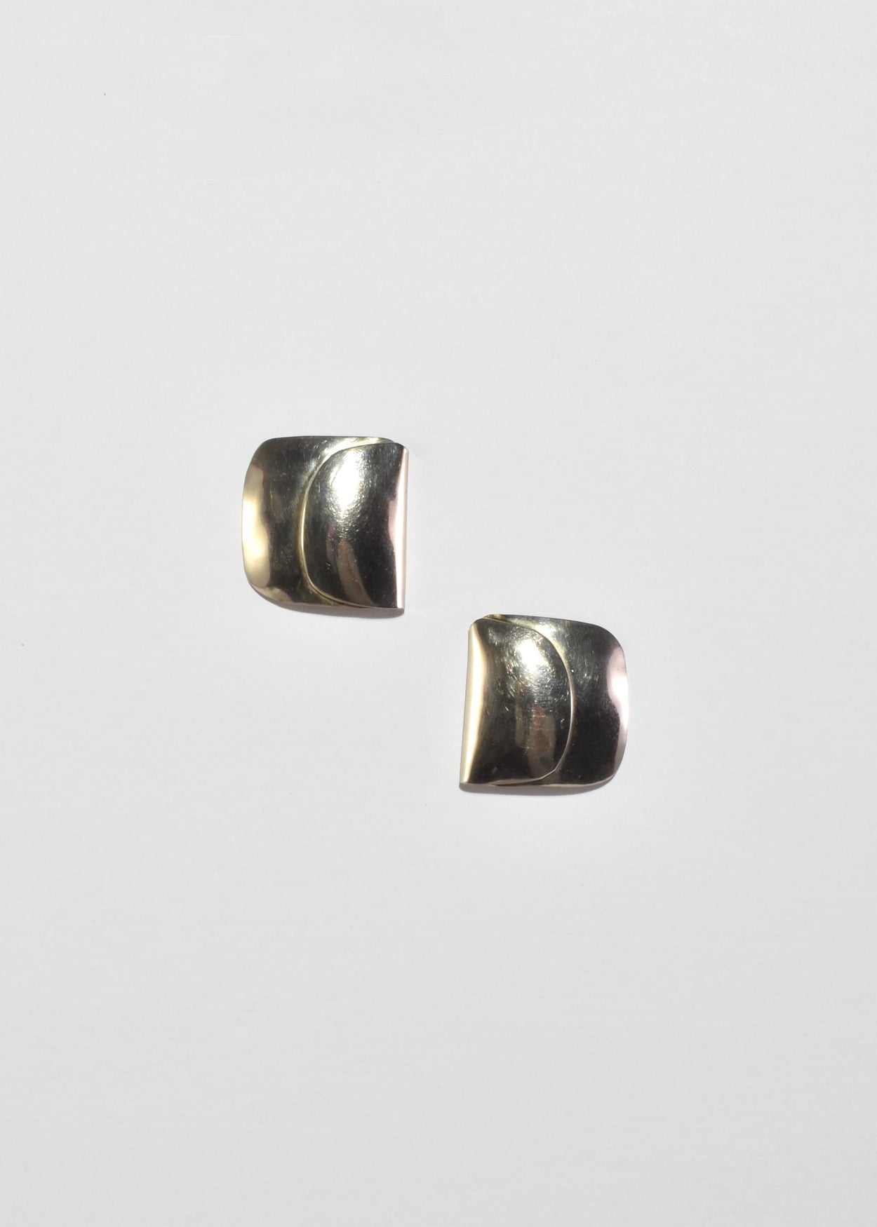 Sterling Folded Earrings