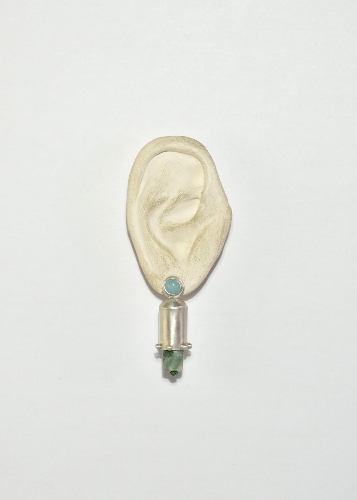 Cylindrical Bullet Earrings