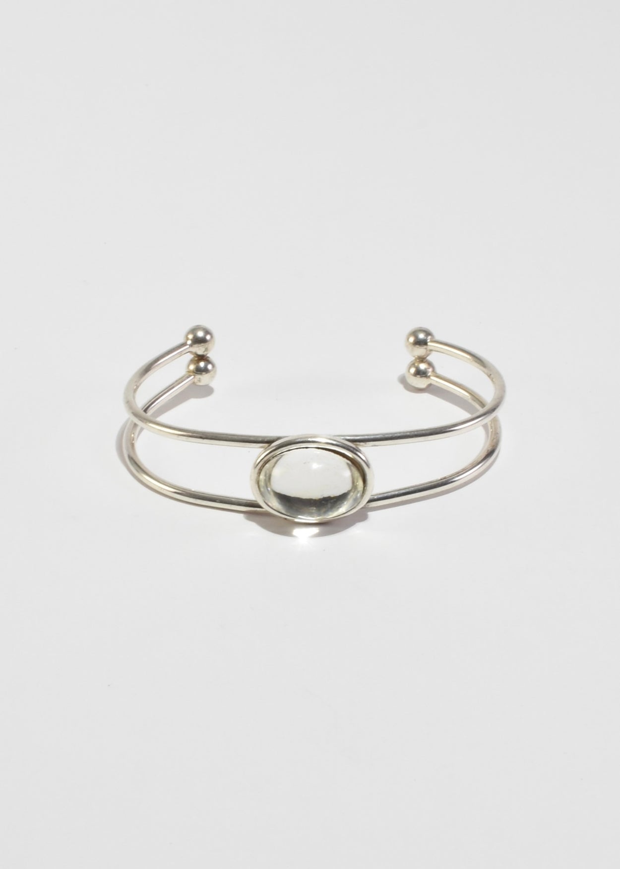 Glass Cabochon Cuff Bracelet