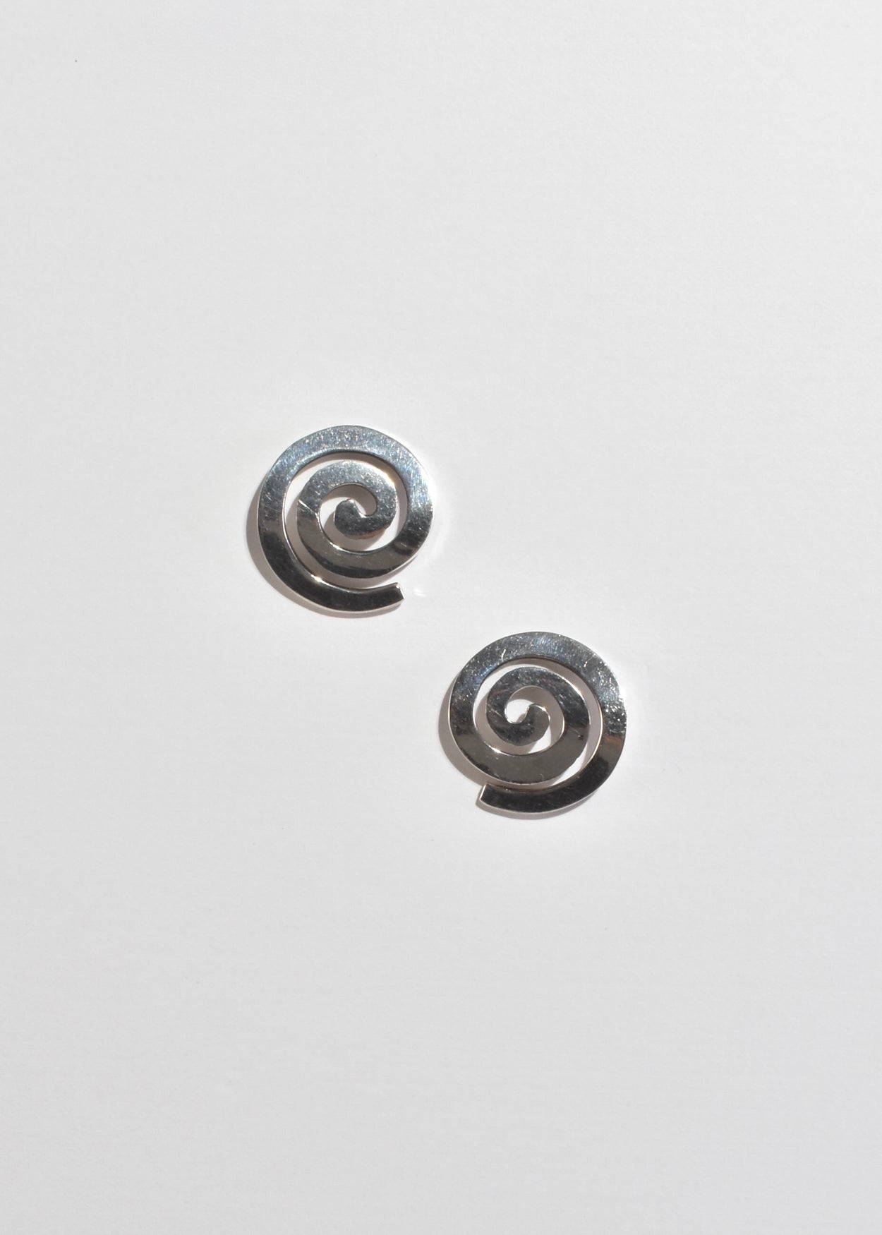 Sterling Spiral Earrings