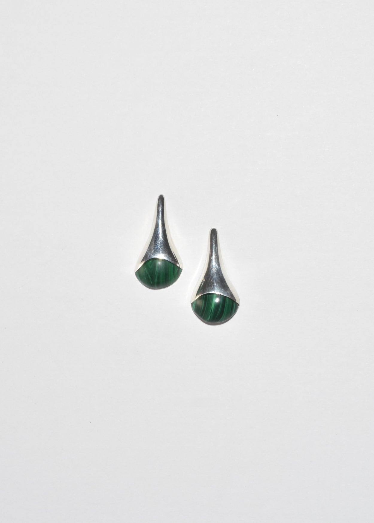 Malachite Teardrop Earrings