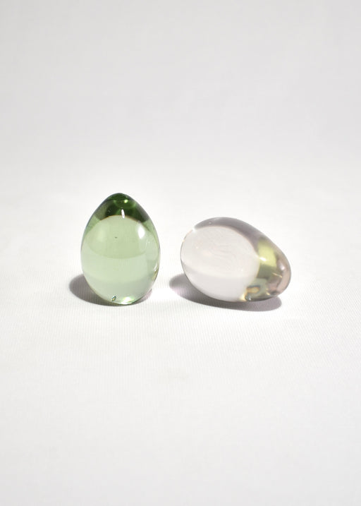 Glass Form Paperweight Set