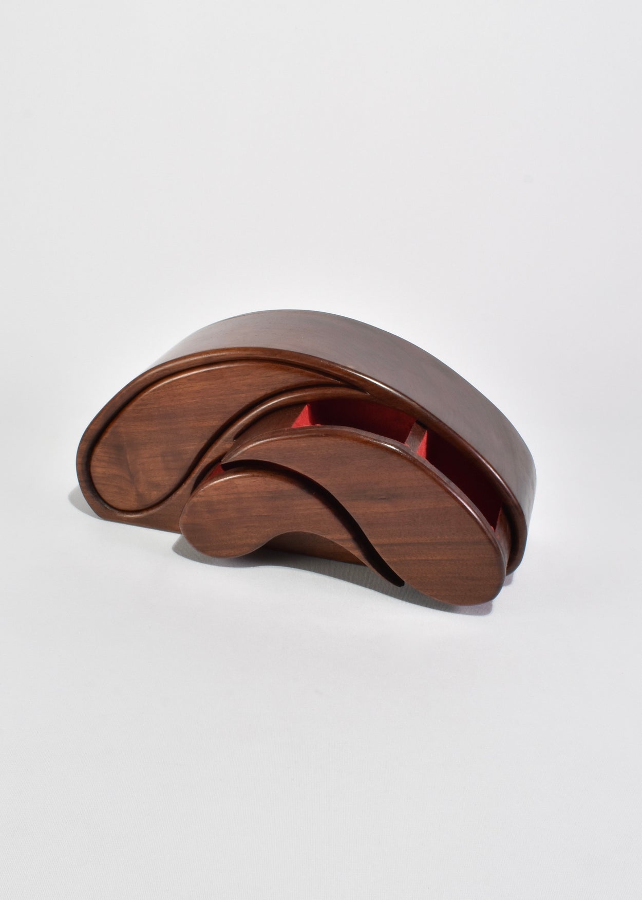 Curved Wooden Jewelry Box