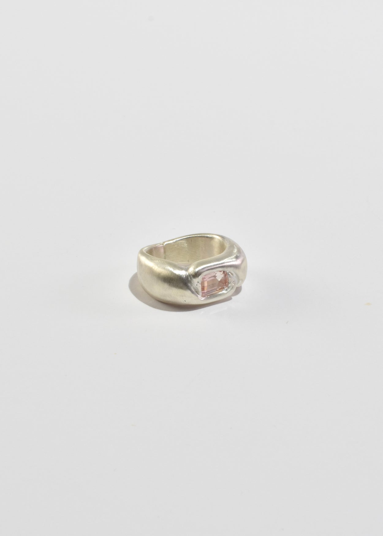 Pink Tourmaline Nest Ring