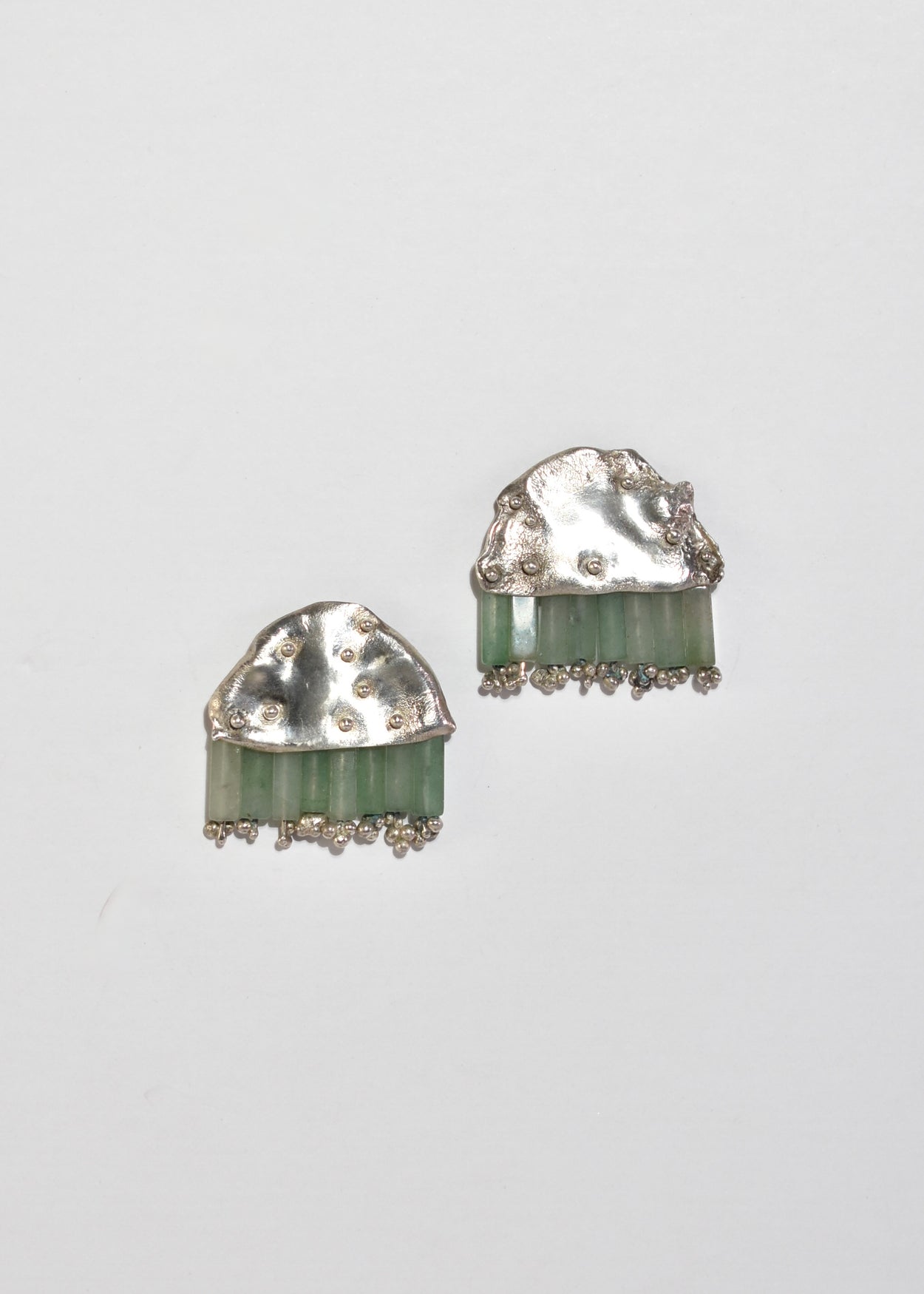 Aventurine Tassel Earrings