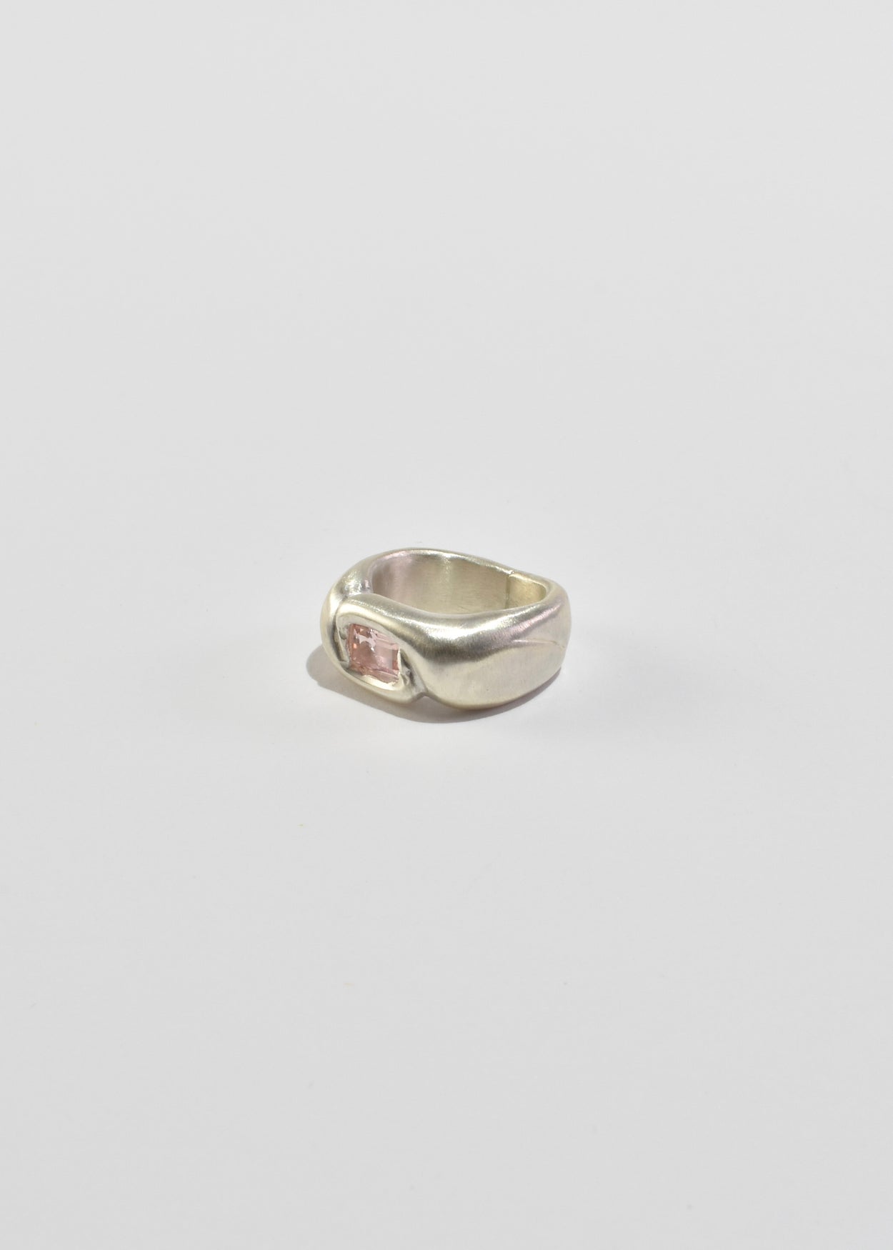 Pink Tourmaline Nest Ring