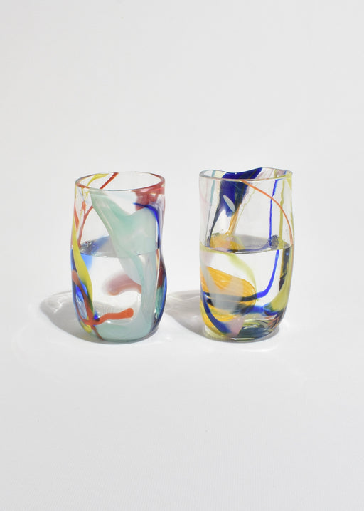 Colorful Blown Glass Tumblers