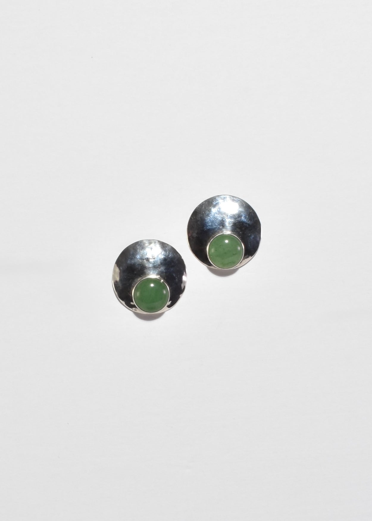 Hammered Aventurine Earrings