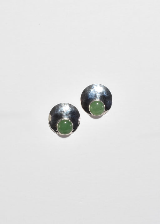 Hammered Aventurine Earrings