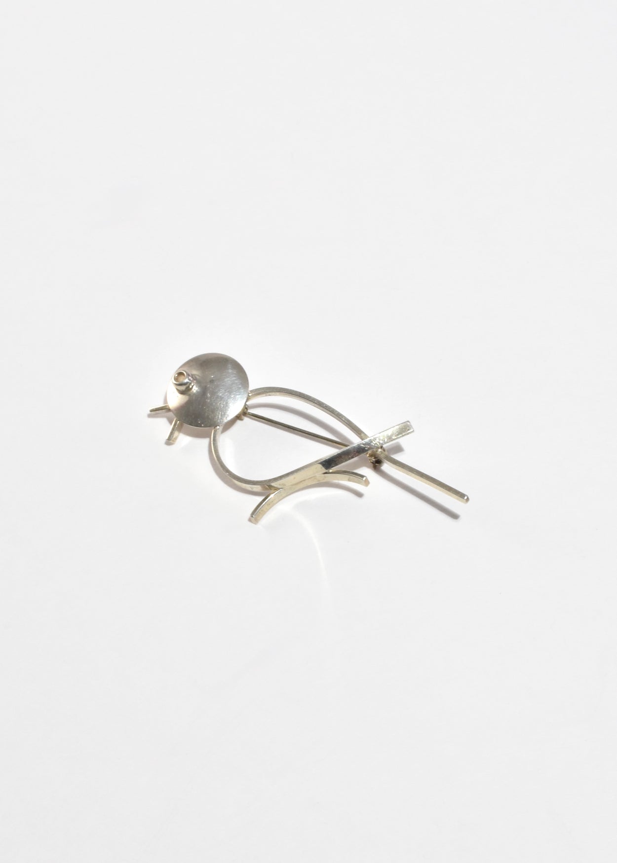 Sterling Bird Brooch