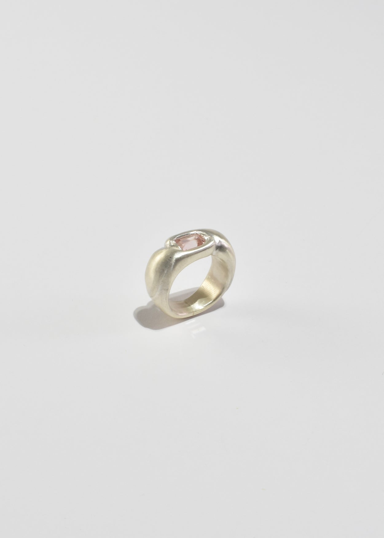 Pink Tourmaline Nest Ring
