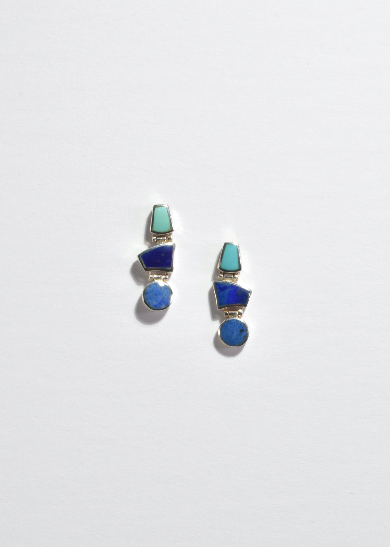 Turquoise Lapis Earrings