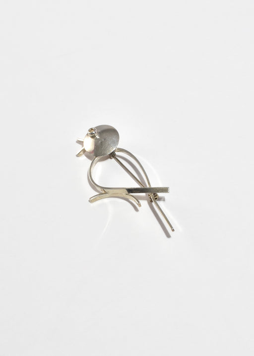 Sterling Bird Brooch