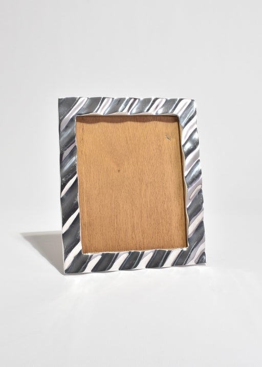 Wavy Pewter Picture Frame
