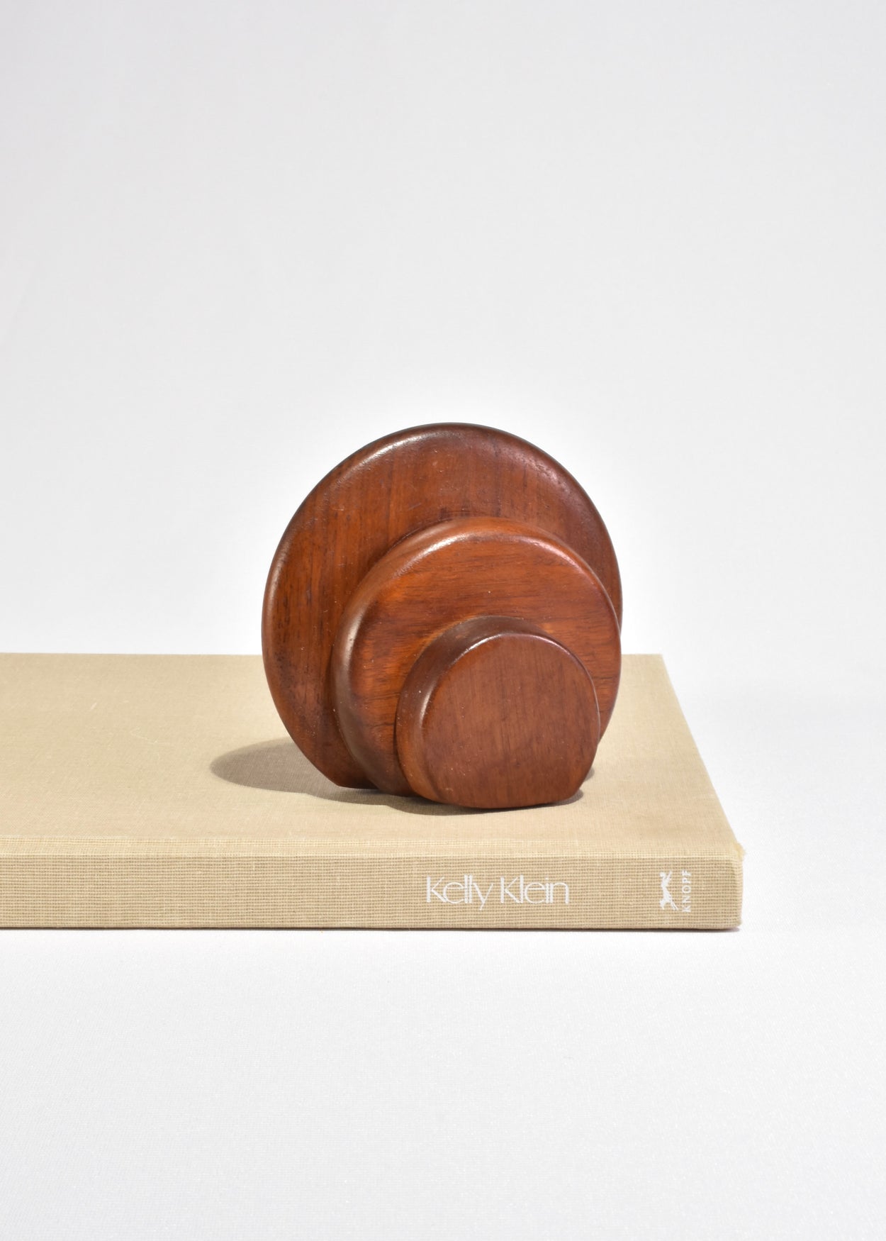 Rounded Wooden Bookends