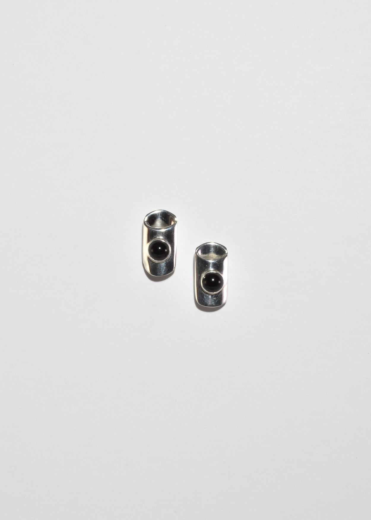 Sculptural Onyx Earrings