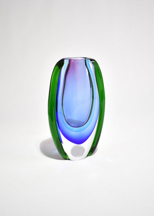 Colorful Sommerso Glass Vase