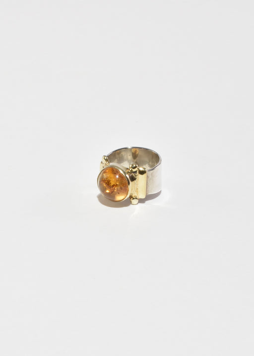 Round Amber Ring