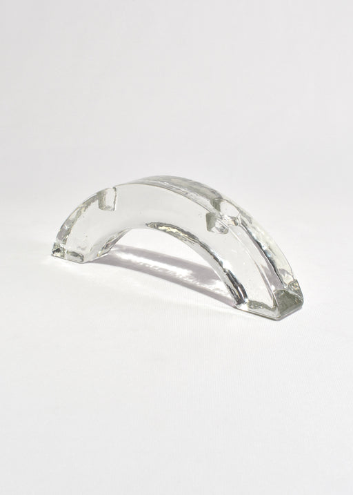 Curved Glass Candleholder
