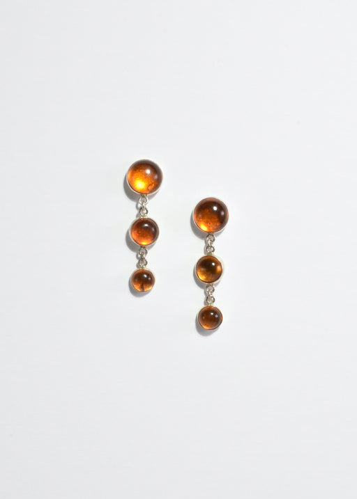 Amber Sphere Earrings