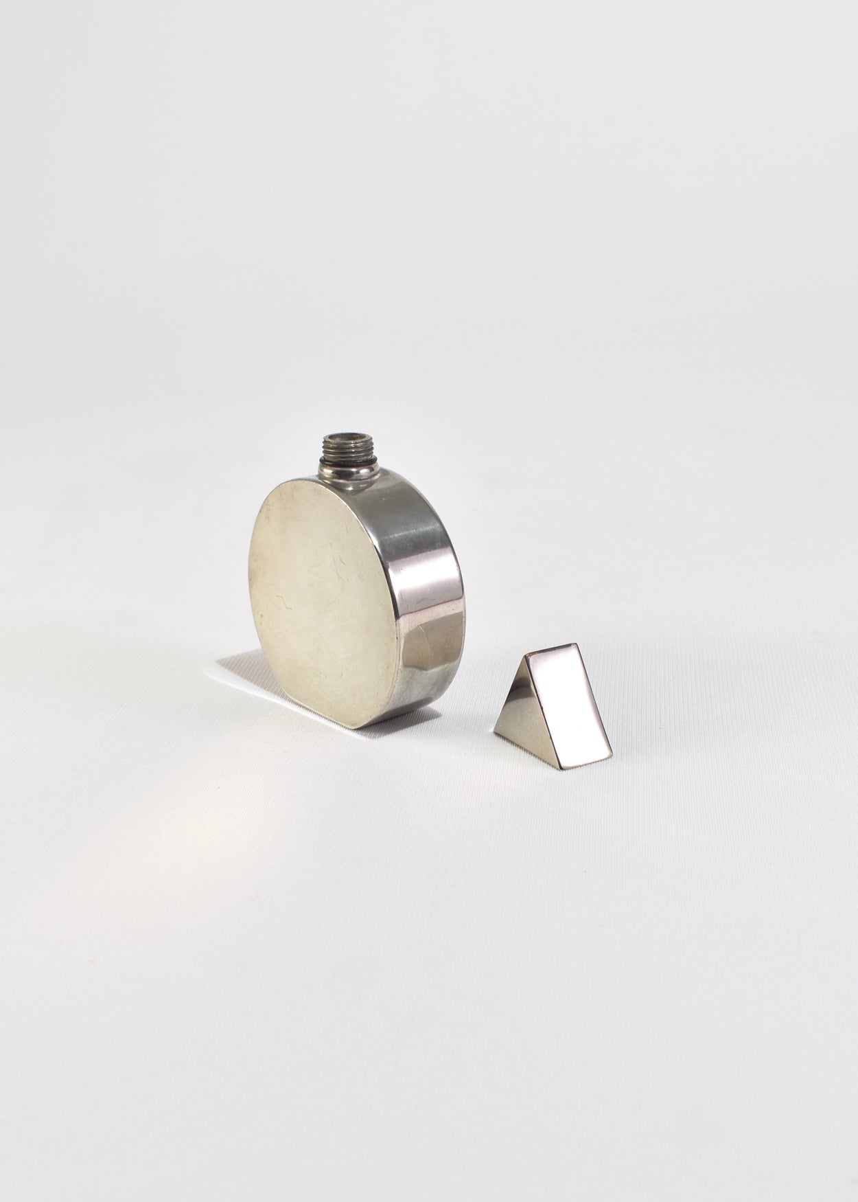 Geometric Pewter Vessel Set
