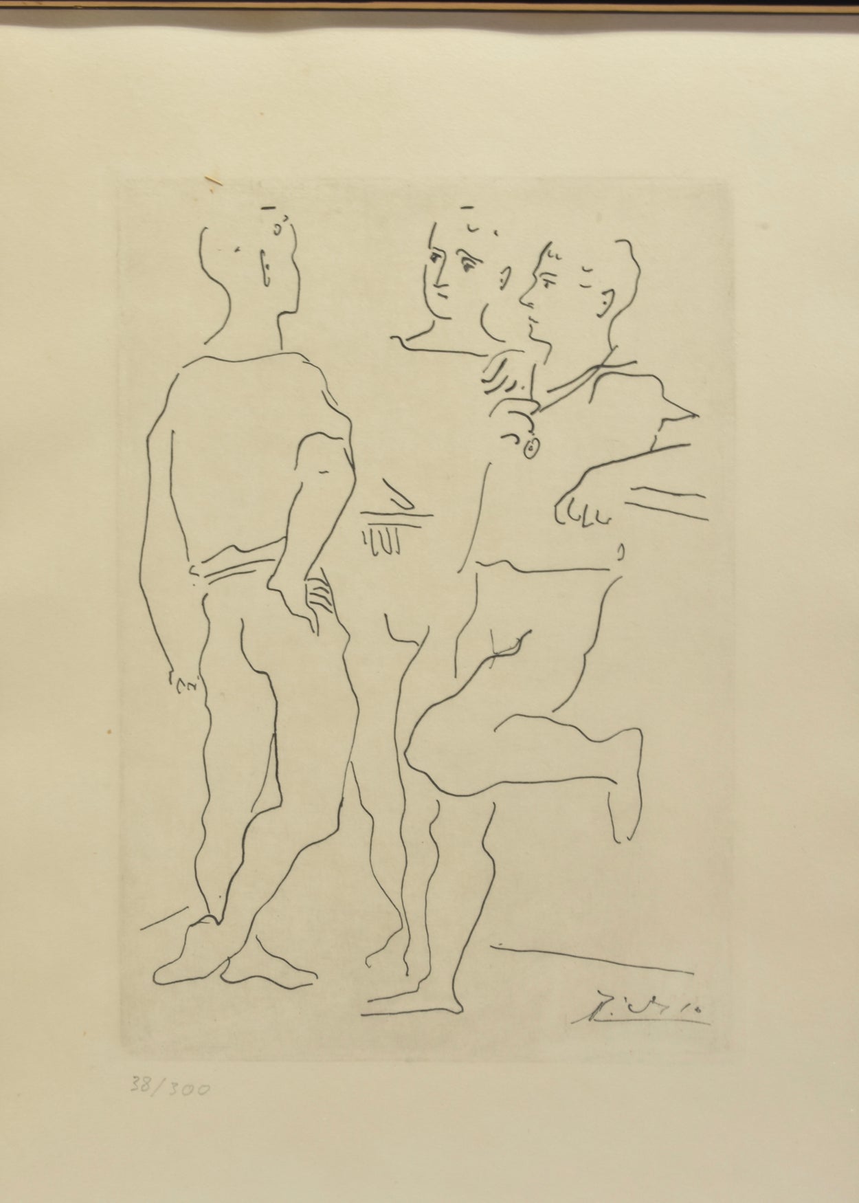 Picasso, Grâce et Mouvement, Framed