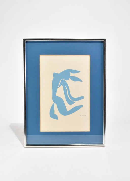 Matisse Blue Dancer, Framed