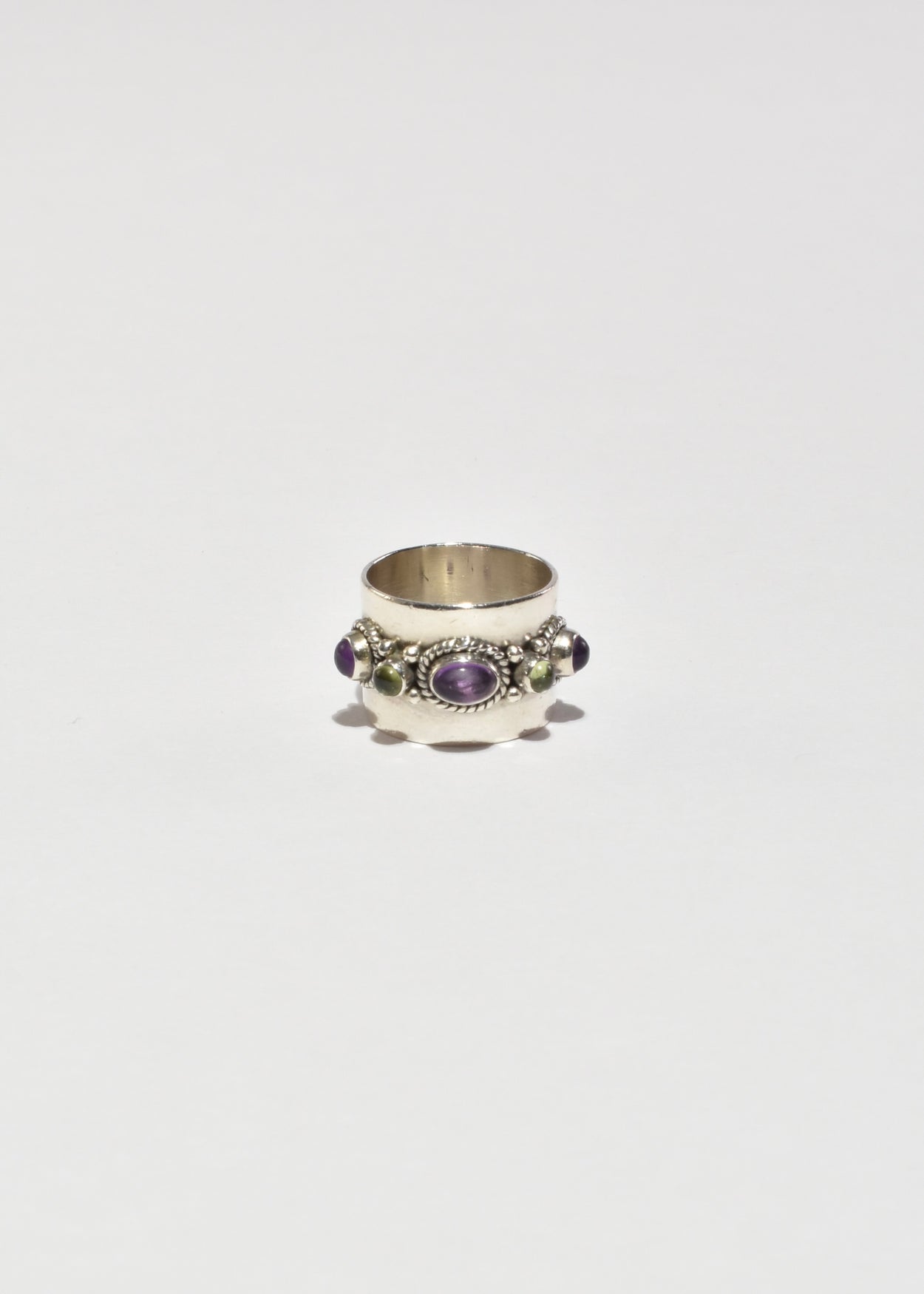Amethyst Peridot Ring